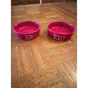 Rae Dunn Holiday Pet Bowls